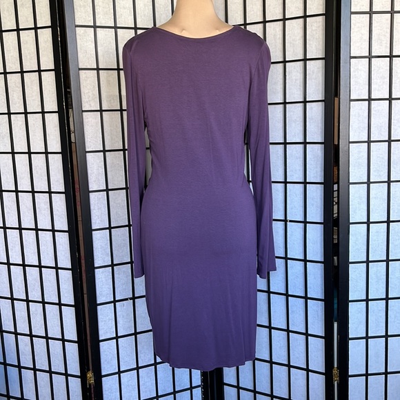 Max Studio Purple Long Sleeved Dress L - Picture 3 of 11